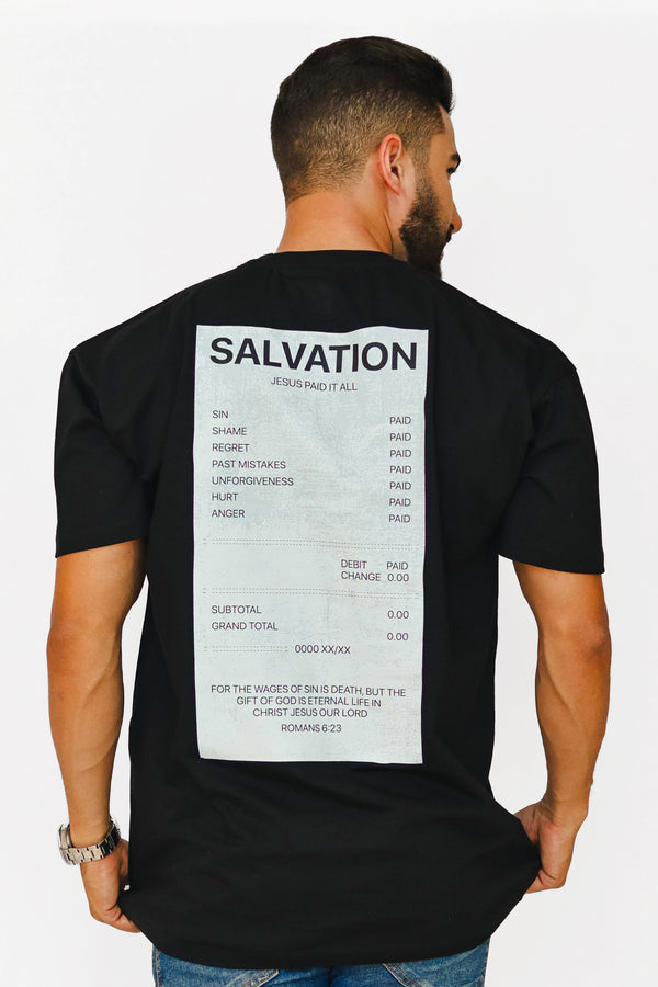 Costas da T-shirt Salvation da A MARCA com design limpo e acabamento refinado