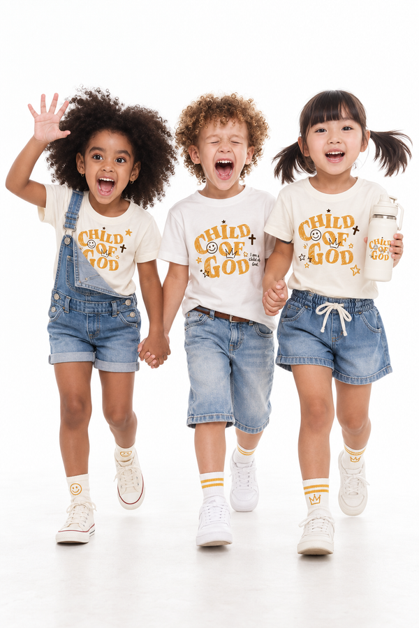 [PRÉ-VENDA] Kit Child of God - T-shirt Unissex + Garrafinha personalizável