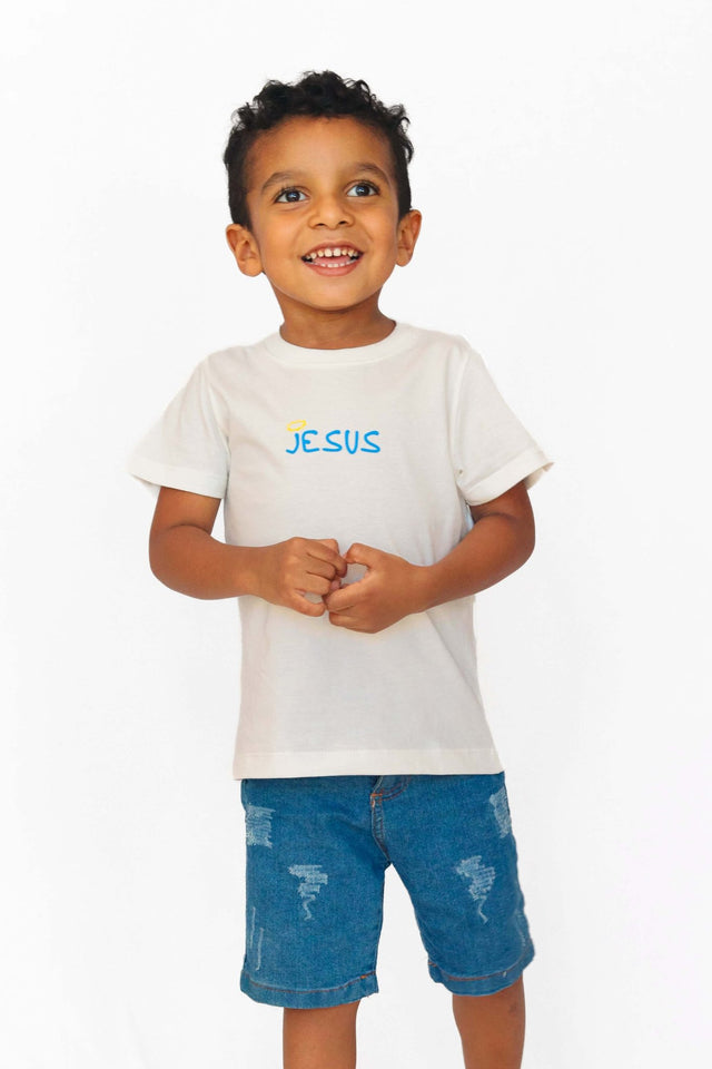 Camiseta cristã infantil Jesus — A MARCA