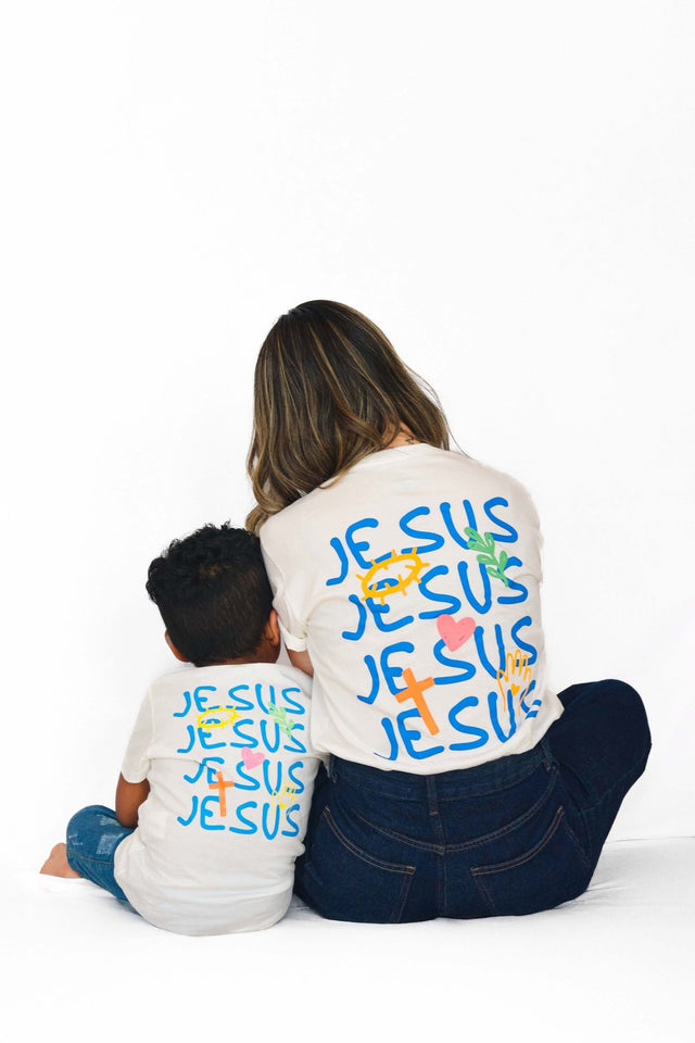 Camiseta cristã infantil Jesus — A MARCA