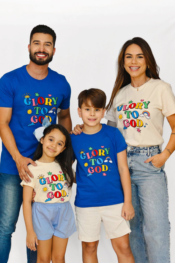 T-shirt Glory To God da A MARCA vestida, caimento confortável e estética atemporal